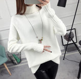 Fdfklak Women Turtleneck Winter Sweater Women 2019 Long Sleeve Knitted Women Sweaters And Pullovers Female Jumper Tricot Tops