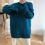 2020 Women Sweater And Pullovers O-Nexk Pure Color Knitted Women Oversize Style Sweater Women Pullovers Femme Tricot Pull Femme