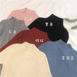NiceMix Casual Knitted Turtleneck Women 2019 Autumn Winter Korean Black Blue Sweater Female Tricot Jumper And Pullover