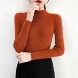 NiceMix Casual Knitted Turtleneck Women 2019 Autumn Winter Korean Black Blue Sweater Female Tricot Jumper And Pullover