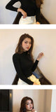 NiceMix Casual Knitted Turtleneck Women 2019 Autumn Winter Korean Black Blue Sweater Female Tricot Jumper And Pullover