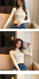 NiceMix Casual Knitted Turtleneck Women 2019 Autumn Winter Korean Black Blue Sweater Female Tricot Jumper And Pullover