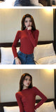 NiceMix Casual Knitted Turtleneck Women 2019 Autumn Winter Korean Black Blue Sweater Female Tricot Jumper And Pullover