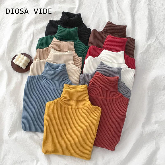 Sweater Female 2019 Autumn Winter Cashmere Knitted Women Sweater And Pullover Tricot Jumper Pull Femme bottoming blouses