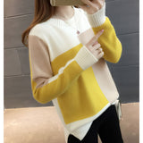 Knitted Sweater Pull Women Fashion Ladies Winter New Korean Women Sweaters Lady Long Sleeve Casual Autumn Jumper Knit Tops