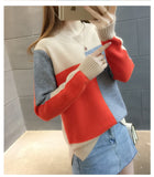 Knitted Sweater Pull Women Fashion Ladies Winter New Korean Women Sweaters Lady Long Sleeve Casual Autumn Jumper Knit Tops