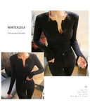 High Quality Sexy Red Sweater for Women Single Breasted Pullovers Slim Korean Lady's Sweater Spring Women Jumper Sexy Pull Femme
